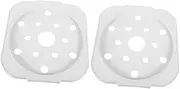 2pcs Gas Tank Base Tank Base Tank Holder Gas Bottle Mobile Base Tank Cart Tank Storage Tank Tray Cylinder Holder White Pp Plastic
