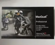 MaxQuall 2pcs Full DuplexWireless Communication for Moto Riding,Referee Intercom