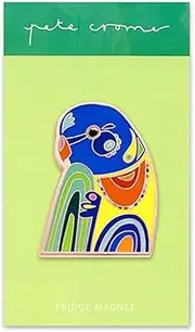 [Pete Cromer] Enamel Fridge Magnet Rainbow Lorikeet