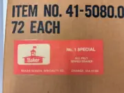 12 NOS Vintage Baker No. 1 Special All Felt Sewed Chalkboard Blackboard Eraser