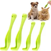 Barlone Tick Tweezers Tick Remover, Set of 4 Tick Hooks for Dogs, Cats, Horses & Humans, Alternative to Tick Card, Tick Remover, Tick Agent and Tick Protection
