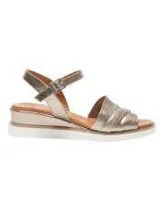 [Easy Steps] Dawn Sandals in Pewter Metallic