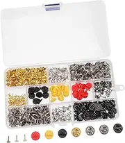 [TEHAUX] Compact Tie Tack 430pcs Metal Brooch Cufflinks Pin Backs Replacement for Lost Badges