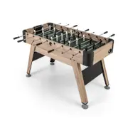 Costway Foosball Table Arcade Soccer Game Table w/2 Balls & 26 Players - Natural