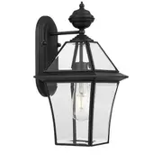 Rye 20cm Outdoor Wall Light Black | Telbix Lighting