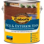 Cabot's 4L Jarrah Water Based Deck And Exterior Timber Stain