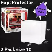 2 Pack size 10 Pop! Protector for Funko Pop! Vinyl