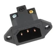 IB70 Pure Copper IEC Female Power Socket Panel Mount Plug Power C ECA