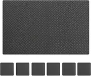 Vibration Pad Rowing Machine, Exercise Equipment Mat Treadmill, Workout Floor Protector for Carpet and Hardwood, Material Sturdy Silicone, Exercise Equipment