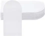 ONLYKXY 50pcs White Translucent Paper Envelope Bag Mini Butter Paper Pouches Clear Glassine Gift Small Bag for Jewelry Ring Tag Photo Necklace Stud Earrings Accessories (7.5x11.5cm/2.95x4.52inch)