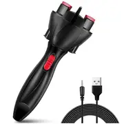 Automatic Hair Braider USB Electric Hair Twister DIY Styling Tool for Hairstyles French Dreadlock B Black