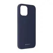 iPhone 16 Pro Max Soft Silicone Case Cover: Durable, Shock-Proof, Drop-Proof, Smooth Silky Exterior - Navy