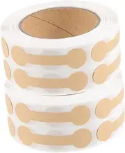 [HOODANCOS] 2Rolls Retail Package Seal Stickers Tamper Sealing Labels for Present Wrapping Jewelry Tags Price Tags Design Strong Adhesive for Secure Closure