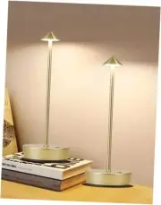 Cordless Table Lamps,LED Rechargeable Desk Lamp,Portable Modern USB Battery