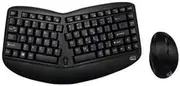 Adesso WKB-1150CB Tru-Form Wireless Ergo Mini Keyboard & Mouse Combo, Ergonomic & Compact Size Design Keyboard and Ergonomic Vertical Mouse