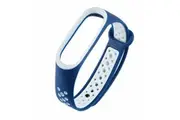 For Xiaomi Mi Band 4 Strap Bracelet Sports Wrist Colorful Wristband Replacement Smart Accessories Dark Blue White Watch Bands