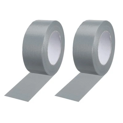 2 Pcs Gaffers Tape 2 in x 55 Yard, Waterproof Court Line Tape Silver