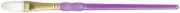 Crafter's Choice White Taklon Oval Wash Brush-1/2" Width