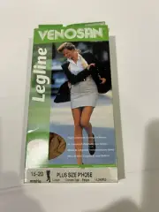 Venosan Legline Sheer Compression Pantyhose 15-20mmHg (Beige) Plus NEW