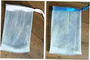 Mikinona 2PCS Soap Mesh Holder for Handmade Soap Exfoliating Bubble Net Pouch for and Facial Cleaning Convenient Drawstring Design for Quick Drying