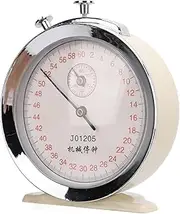 Mechanical Stop Watch, Sports Chronograph Running Timer Handheld Stopwatch, Round Dial 0.2s 60 Second Sports Count Timer for Physical Experiments Running Cycling J01205