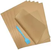 Silicone Baking Mats Non Stick Reusable,Oil Brush,Baking Mat Sheet Baking Tray Liner Set 30 * 40cm,6 Sheets-Reusable Professional Quality,Nontoxic CookingMat (Type 1)