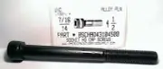 7/16-14x4-1/2 Hex Socket Head Cap Screws Alloy Steel Black (2)