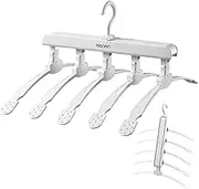 Magic Hangers Multilayer Anti-Slip Clothes Rack Space Saving Clothes Hangers 5 in 1 Multifunctional Adult Clothes Rack for Household Space Saver