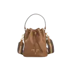 Prada Vitello Phenix Bucket Bag Caramel