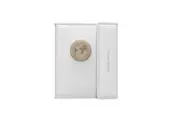 MiLi MiTag Leather Bluetooth Waterproof Travel Wallet Document Holder White