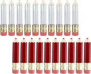 COHEALI Lip Scrub Set 20pcs Mini Pencil DIY Lip Empty Lip Gloss Tubes Containers Gloss Tubes Refillable Lip Oil Bottles for Women Girl Clear Container