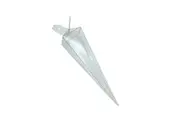 10 Pack of Clear Pyramid Triangle Shaped Small Clear Gift Box - Bomboniere Jewelry Gift Party Favor Model Candy Chocolate Soap Box
