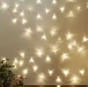 Kikkerland Mini String Lights Battery Operated with Remote 100 LEDs White NEW