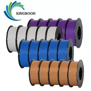 Kingroon 10KG 3D Printer Filament PLA PETG Matte 1.75 mm Bundles 1KG Mix Colors