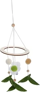 CATIEBYE Woven Flower Bed Bell Crib Mobile Toy Pram Toys Baby Wind Chime Nordic Decor