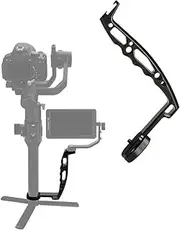 AgimbalGear Handheld Gimbal Grip Adapter for Mounting Monitors, Microphones, and Accessories Compatible with DJI Ronin-S, Zhiyun Weebill LAB, Crane 2, Crane Plus, Moza Air Mini Dual Grip