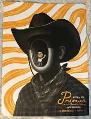 SIGNED Primus and the Chocolate Factory Mike Mitchell Poster Art Print Austin 14