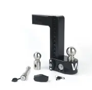 Weigh Safe WS10-2.5-KA-CER-BLA Black 10" Drop For 2.5" Shank w/Hitch Pin Lock