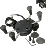 3.5-6.5inch 2A Quick Charge Phone GPS Handlebar Holder X-Style Motorcycle Car USB Port