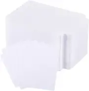 White Trading Card Plastic Divider Cards Sorting Tray Playing Separator Organize