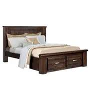 Bushland - PANEL BED WITH DRAWERS