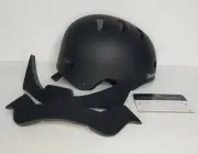 Retrospec CM-1 Commuter Helmet Medium Matte Black straps pads