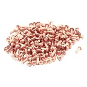 200Pcs 3/32" x 1/4" Round Head Copper Solid Rivets Fasteners