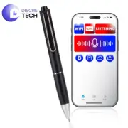 Spy Listening Device WIFI Pen Voice Recorder LIVE Remote Access Phone Hidden