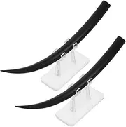 DRESSOOS 2pcs Eyelash Model for Training and Display Realistic Curl Wispy Design for Eyelash Extension Teaching for Salons and Home Use