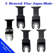 5 Saw Blade Oscillating Multi Tool Porter Cable Bosch Dewalt Dremel Fein Ryobi