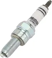 Replacement Spark Plug Compatible with CR8EIX Motorcycle ATV Dirt Bike Go Kart Moped Scooter