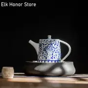 200ml Blue And White Porcelain Teapot Single Pot Handmade Teapot Strainers House