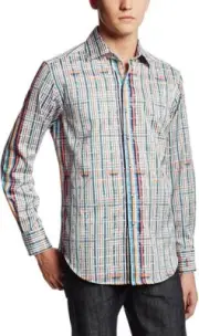 Robert Graham Men's Vito Long Sleeve Woven Shirt Large NWT