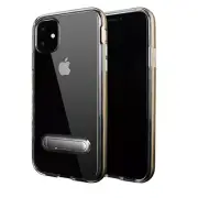 Transparent Bumper Case w/ Kickstand for iPhone 11 6.1" GOLD